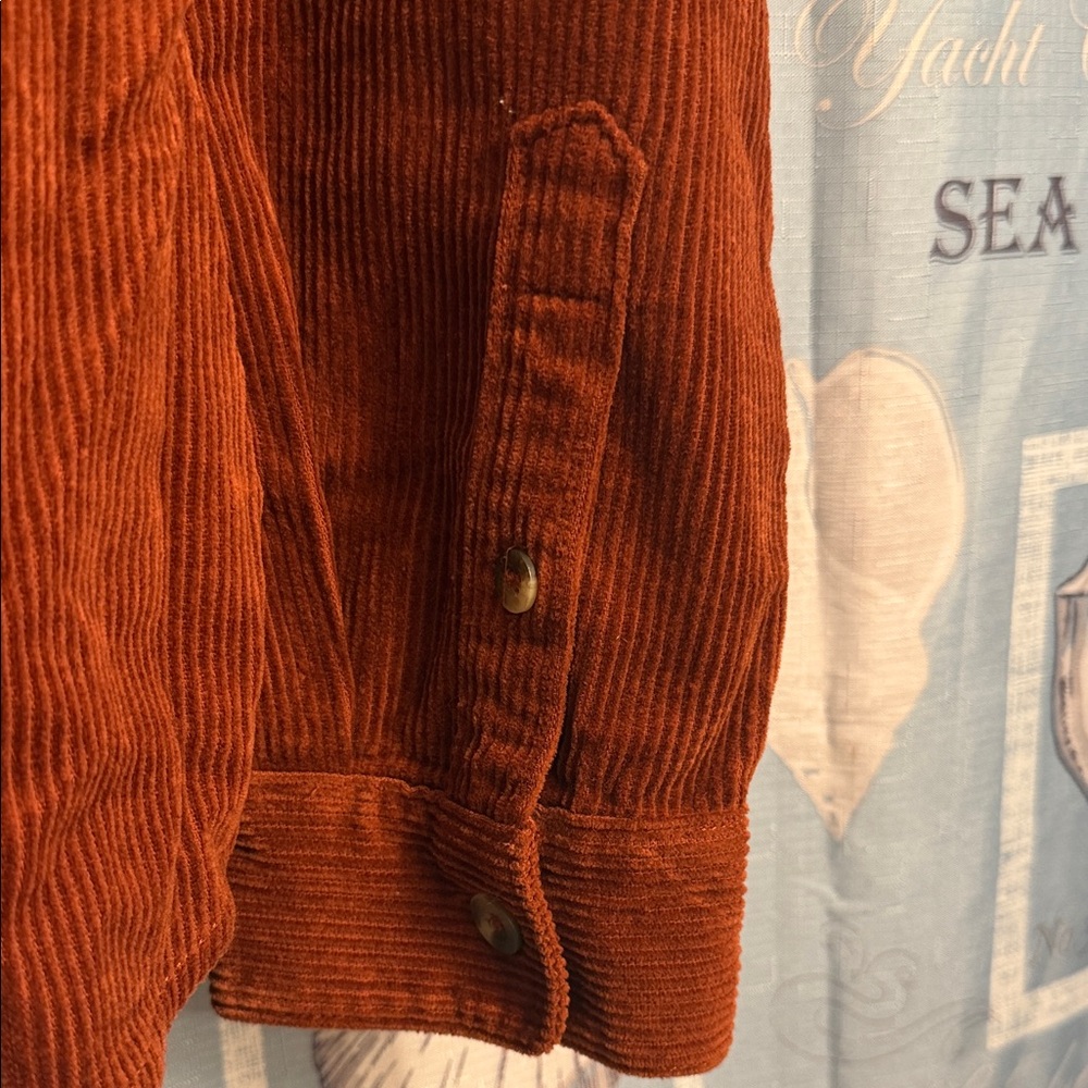 GAP Men's Rust Corduroy Shirt Jacket - Picture 4 of 4